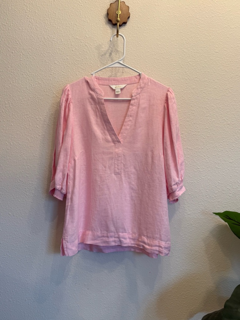 Lilly Pulitzer Mialeigh Linen Top – Size 10 💕